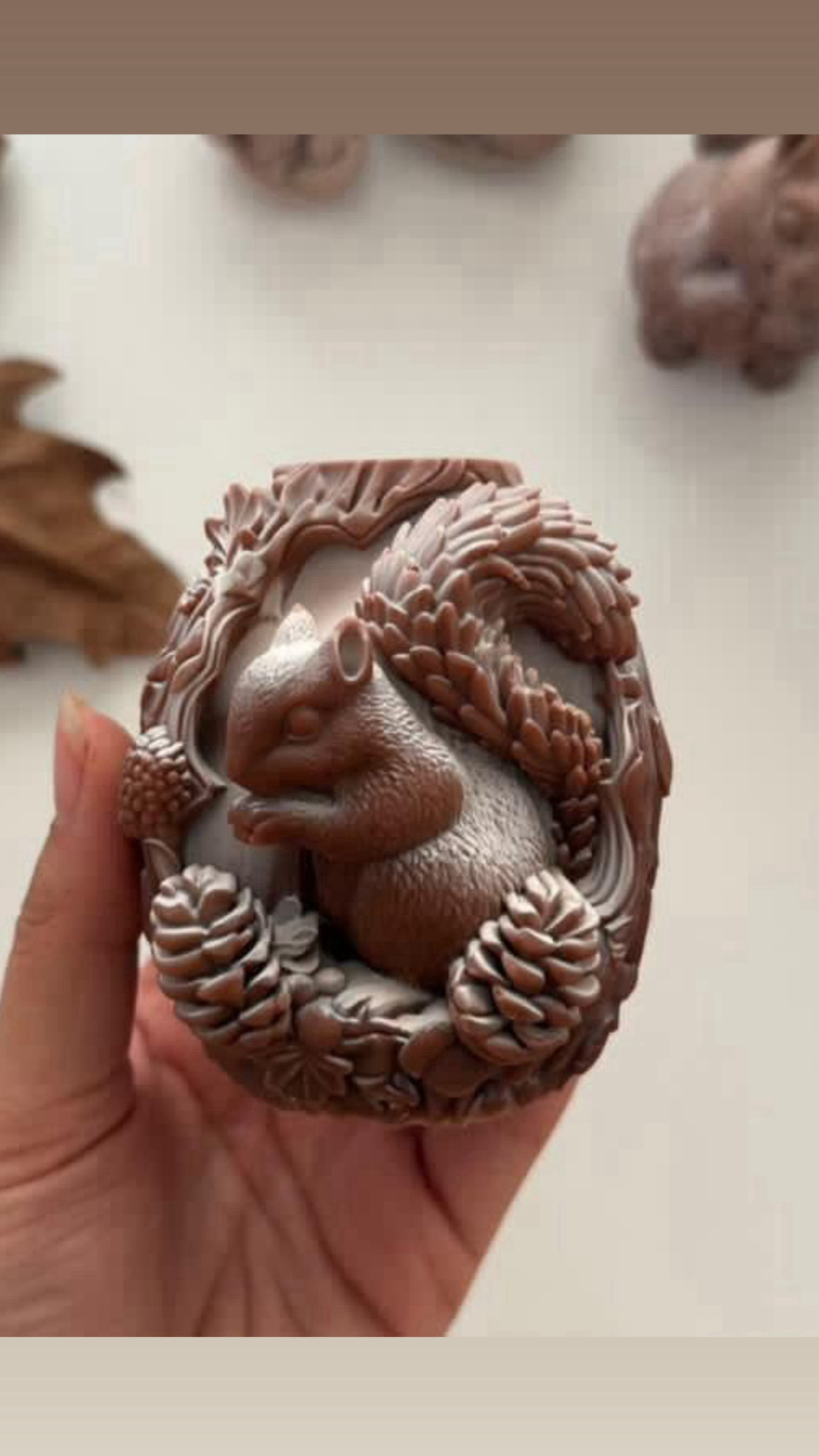 قالب سنجاب بلوطی